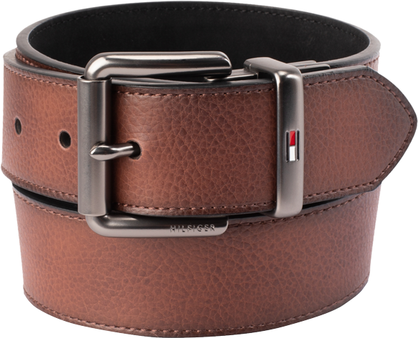 tommy hilfiger men's leather reversible belt