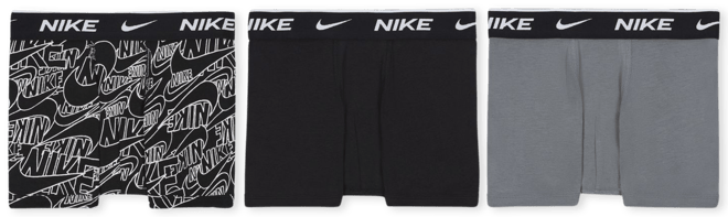 Nike Big Kids' Boxer Briefs (3-Pack)