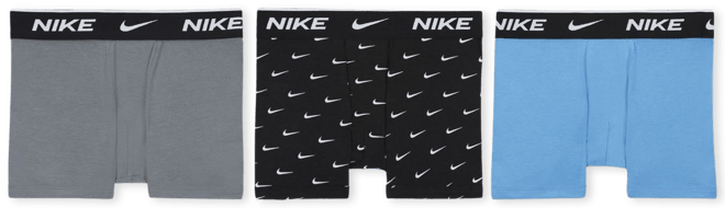 Nike Big Kids' Boxer Briefs (3-Pack)