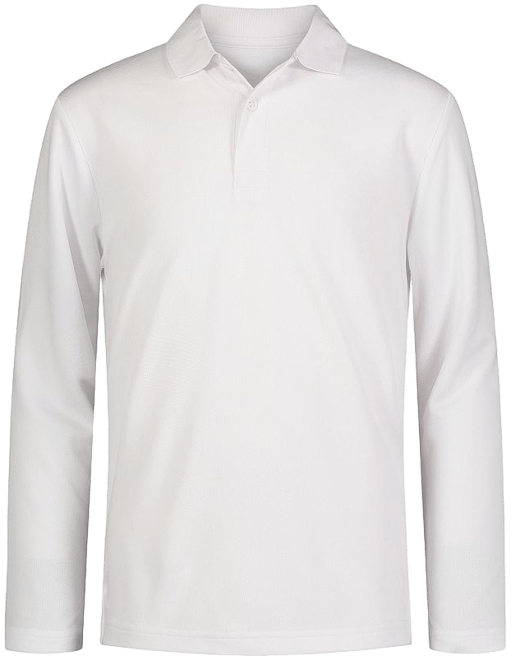 Boys long sleeve performance hot sale polo