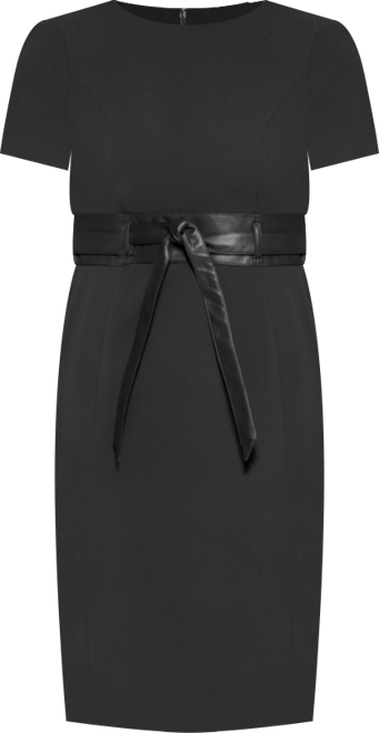 macys leather dress 11 Flattering Macy's Dresses For Stylish Looks At Any Age but also an incredible range of shoes Calvin Klein Solid Faux-Leather Tie-Waist