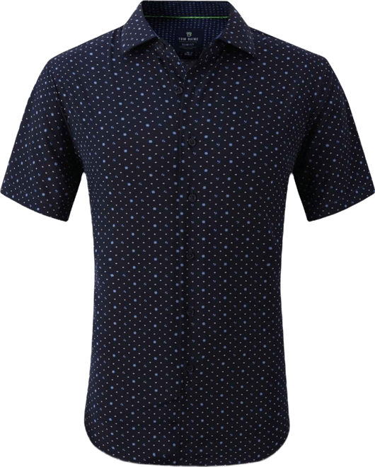fitted lace wedding dress Ultra Soft Slim Fit Dress Shirt Navy – D&K Suit City main image 0