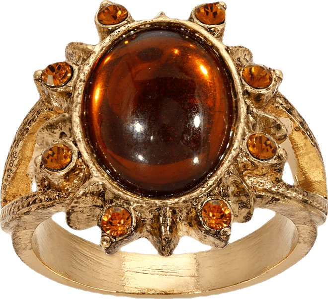Women's Topaz Oval Ring