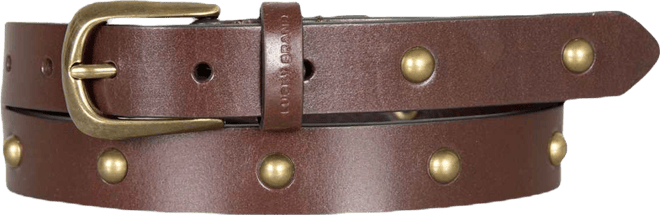 Women's Metal Stud Leather Pant Belt