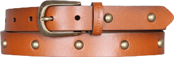 Women's Metal Stud Leather Pant Belt