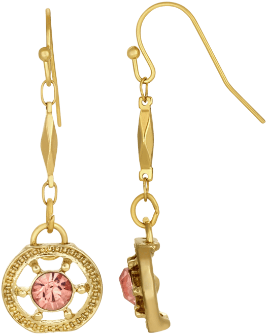 Women's Peach Drop Earring