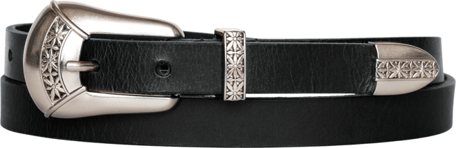 Women's Western Hardware Leather Pant Belt