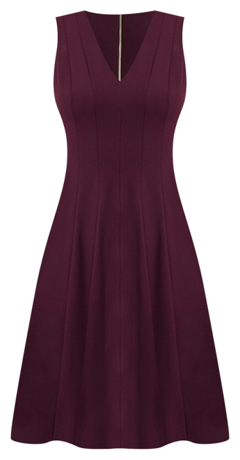 calvin klein v neck midi fit & flare dress V Neck Calvin Klein Flare Dress Buy Calvin Klein Black Fit And Flare Dress  Factory Sale