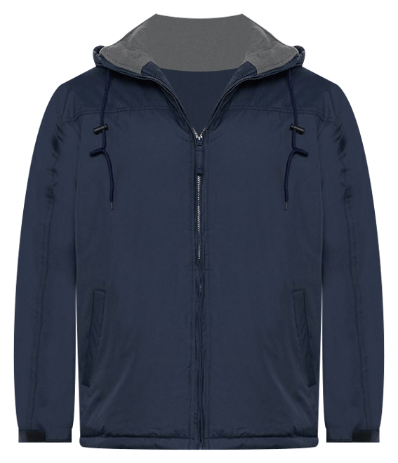 Victory Outfitters Men's Hooded Fleece Lined Denim Jacket - Med Blue - Medium