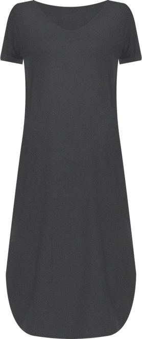 Women's Short Sleeve V-Neck Maxi Dress
