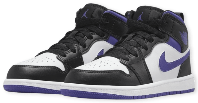 Jordan 1 Mid Little Kids' Shoes