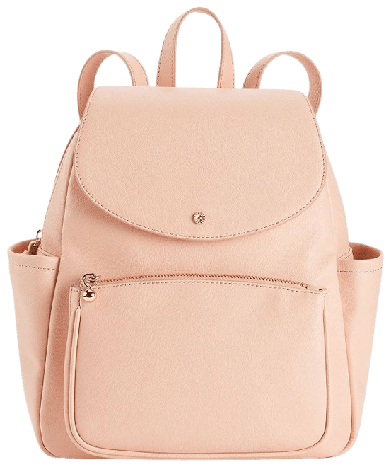LC Lauren Conrad Kate Flap Backpack, Light Grey