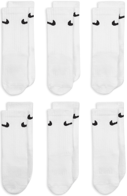 Nike Dri-FIT Performance Basics Big Kids' Crew Socks (6 Pairs)