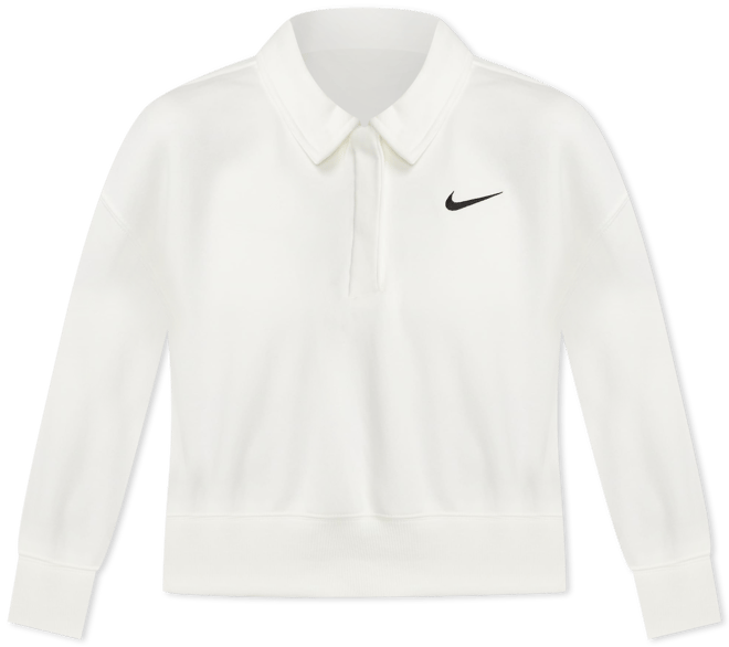 Nike Sportswear Phoenix Fleece Women's 3/4-Sleeve Crop Polo Sweatshirt