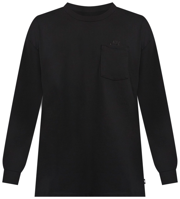 Nike Sportswear Premium Essentials Playera con bolsillo de manga larga para hombre