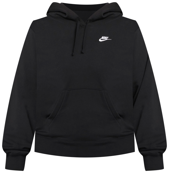 Nike Sportswear Club Fleece Sudadera con gorro sin cierre para mujer (talla grande)