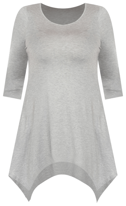Plus Size Makayla Scoop Neck Tunic Top