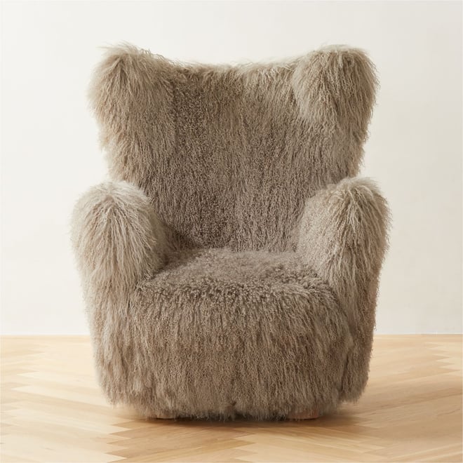 Cb2 sheepskin 2025 chair pad