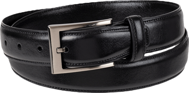Men's Edge Stitched Belt, Created for Macy's