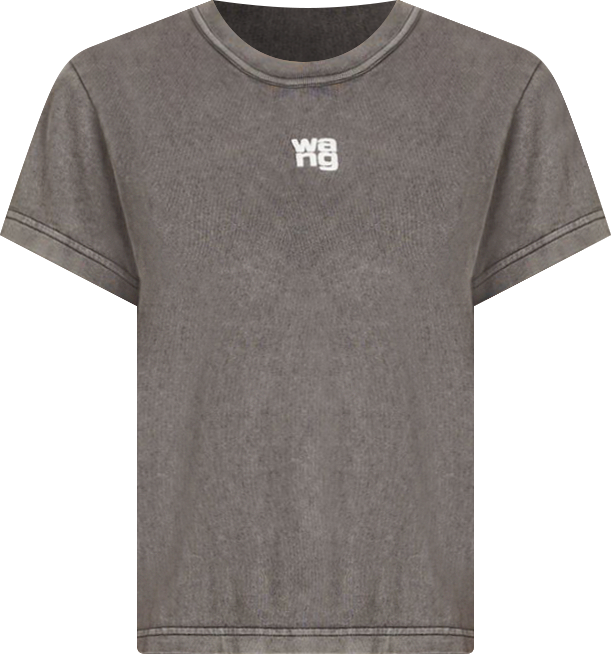 alexanderwang Essential Cotton Logo Tee | Bloomingdale's