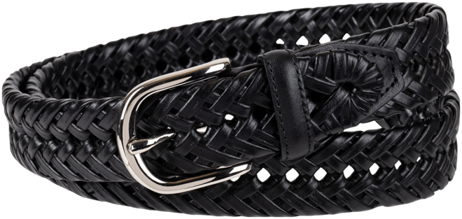Men's Hand-Laced Braided Belt, Created for Macy's