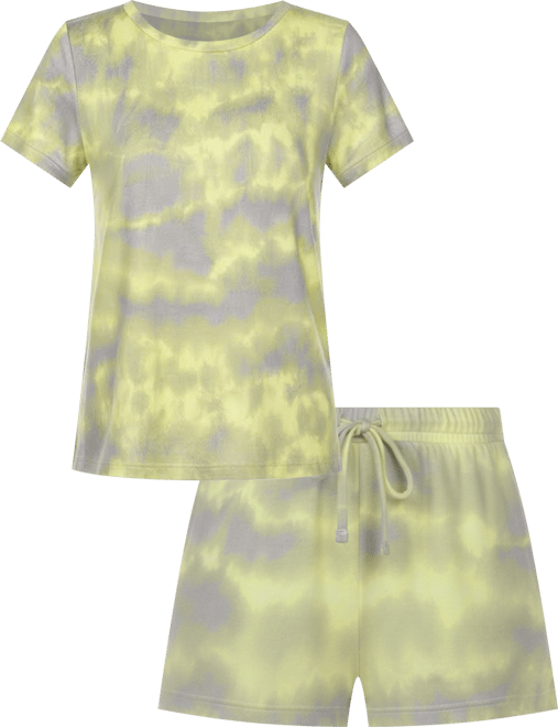 Women's 2 Piece Top Shorts Lounge Set