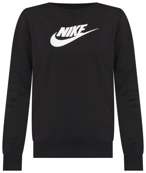 Nike Sportswear Club Fleece Sudadera con cuello redondo con logotipo para mujer