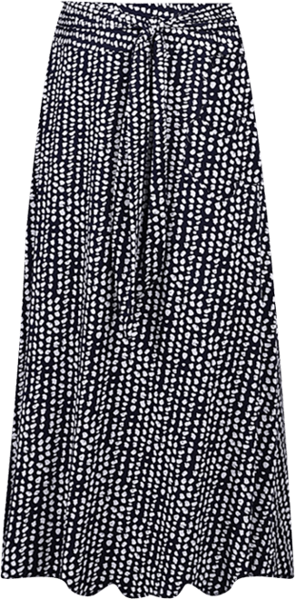 Plus Size Maxi with Sash Waist Tie Skirt