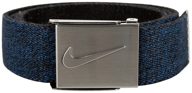 adidas Reversible Stretch Golf Belt - Blue, Men's Golf