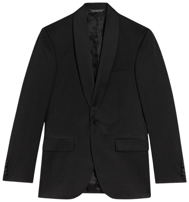 Eton Contemporary Fit Diamond Weave Tuxedo Shirt | Bloomingdale's