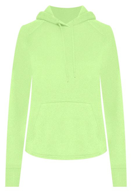 Tek Gear Women Ultra Soft Fleece Hoodie Large L Lime Envy Vibrant