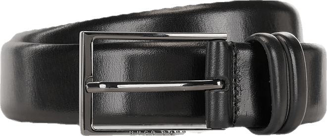 Boss Men's Vegetable-Tanned Leather Belt
