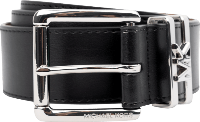 Michael  Women's Genuine Leather Logo Belt