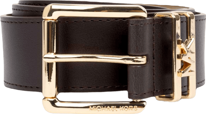 Michael  Women's Genuine Leather Logo Belt