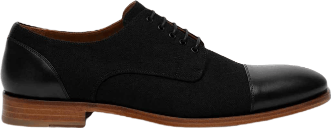 Men's Jack Handcrafted Leather, Velvet and Wool Dress Shoes