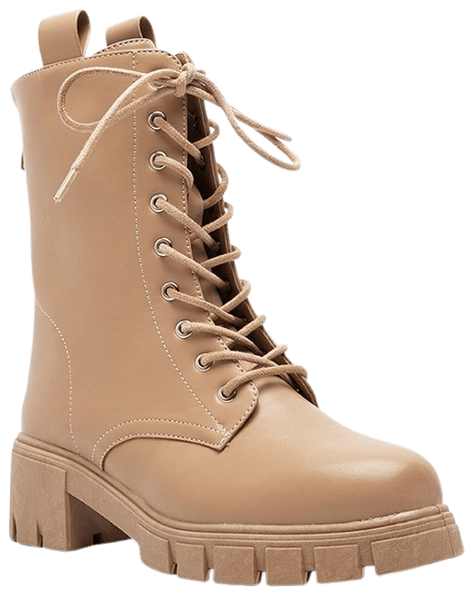 Tan combat boots clearance womens