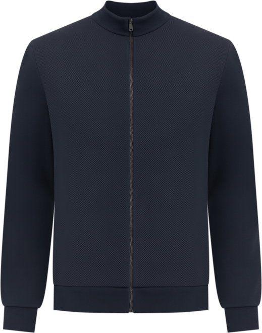 Boss Men's Cotton Zip-Up Sweatshirt