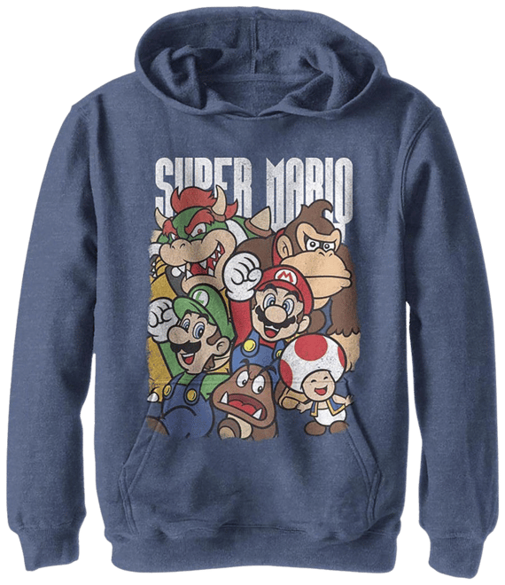 Mario boys hoodie sale