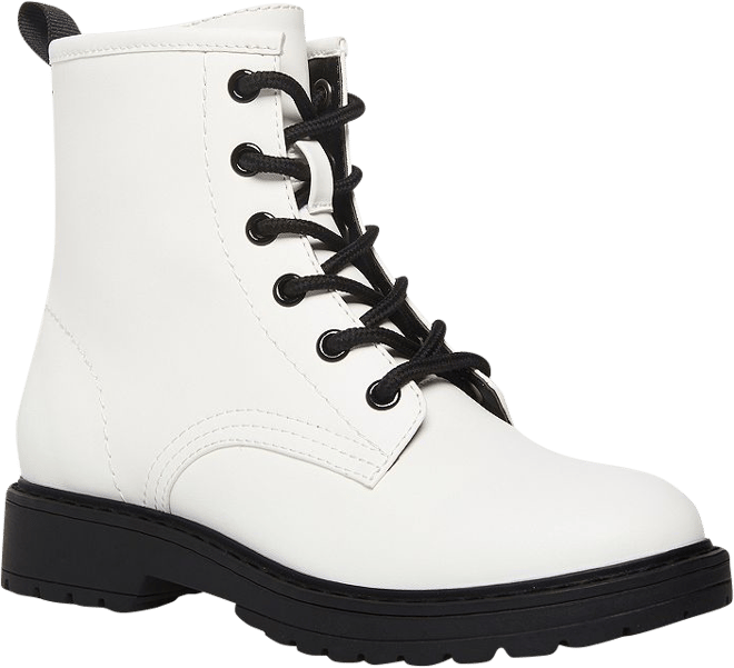 Madden girl cheap combat boots black