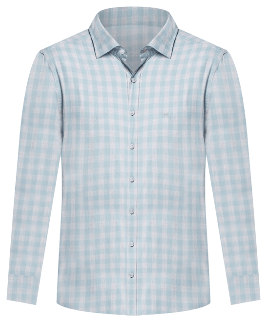 Rodd & Gunn Men's Hook Gingham Button-Front Shirt - Dusk - Size Large