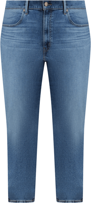 Trendy Plus Size Women's High-Waisted Mom Jeans