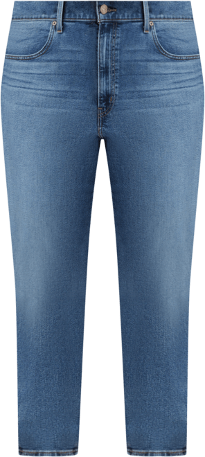 Trendy Plus Size Women's High-Waisted Mom Jeans