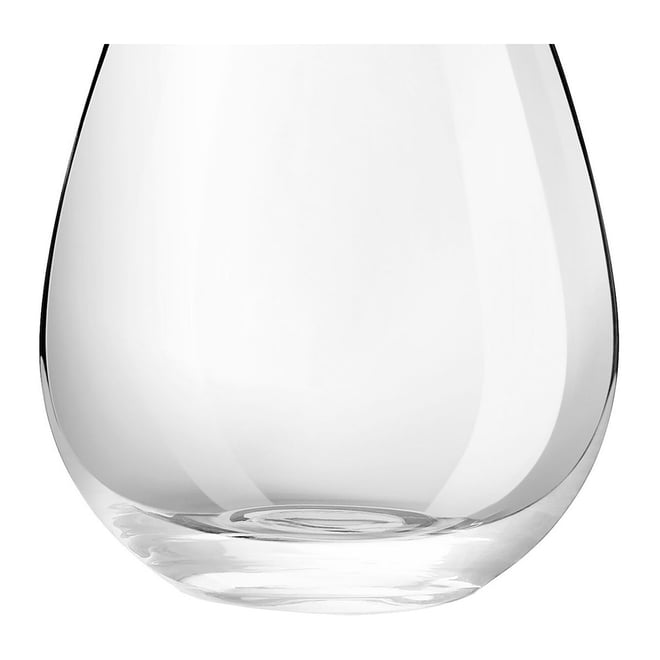 Basics Stemless Wine Glasses, 15 oz, Set of 4, Clear