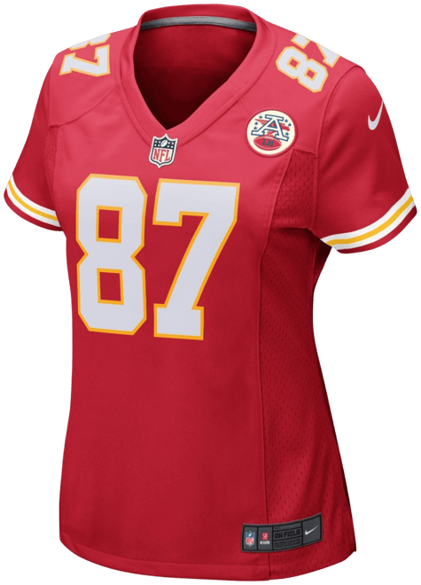 Nike Women's Kansas City Chiefs Travis Kelce #87 Red Game Jersey