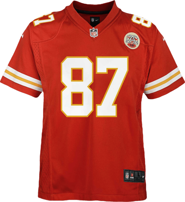 Kansas City Chiefs KELCE 87 ユニフォーム Travis Kelce Kansas City Chiefs Jersey Embroidered #87 New