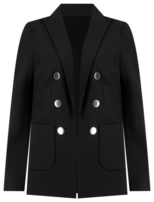 Women's Faux Double-Breasted Jacket