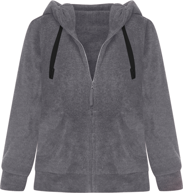 Women's Hooded Sherpa Jacket