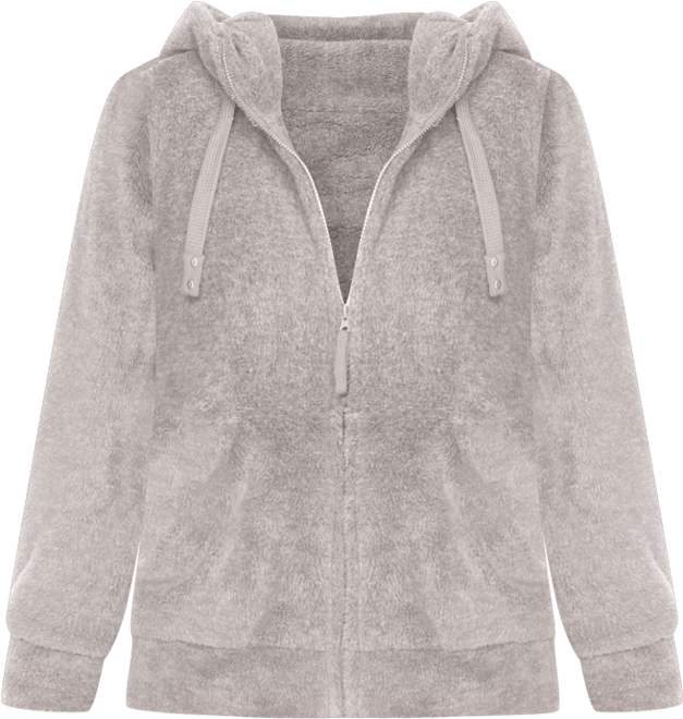 Women's Hooded Sherpa Jacket