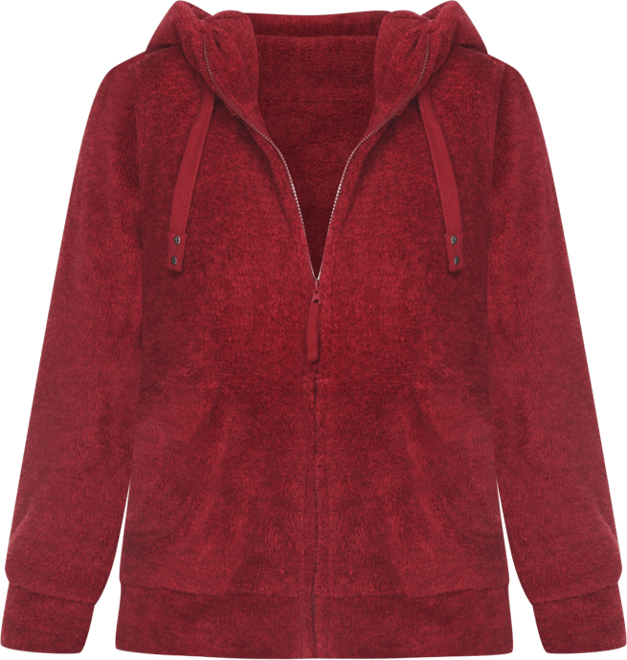 Women's Hooded Sherpa Jacket