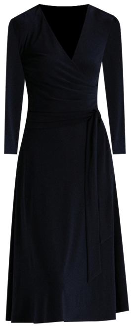 Lauren Ralph Lauren Surplice Jersey Dress - Macy's